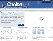 Tablet Screenshot of choicemold.com